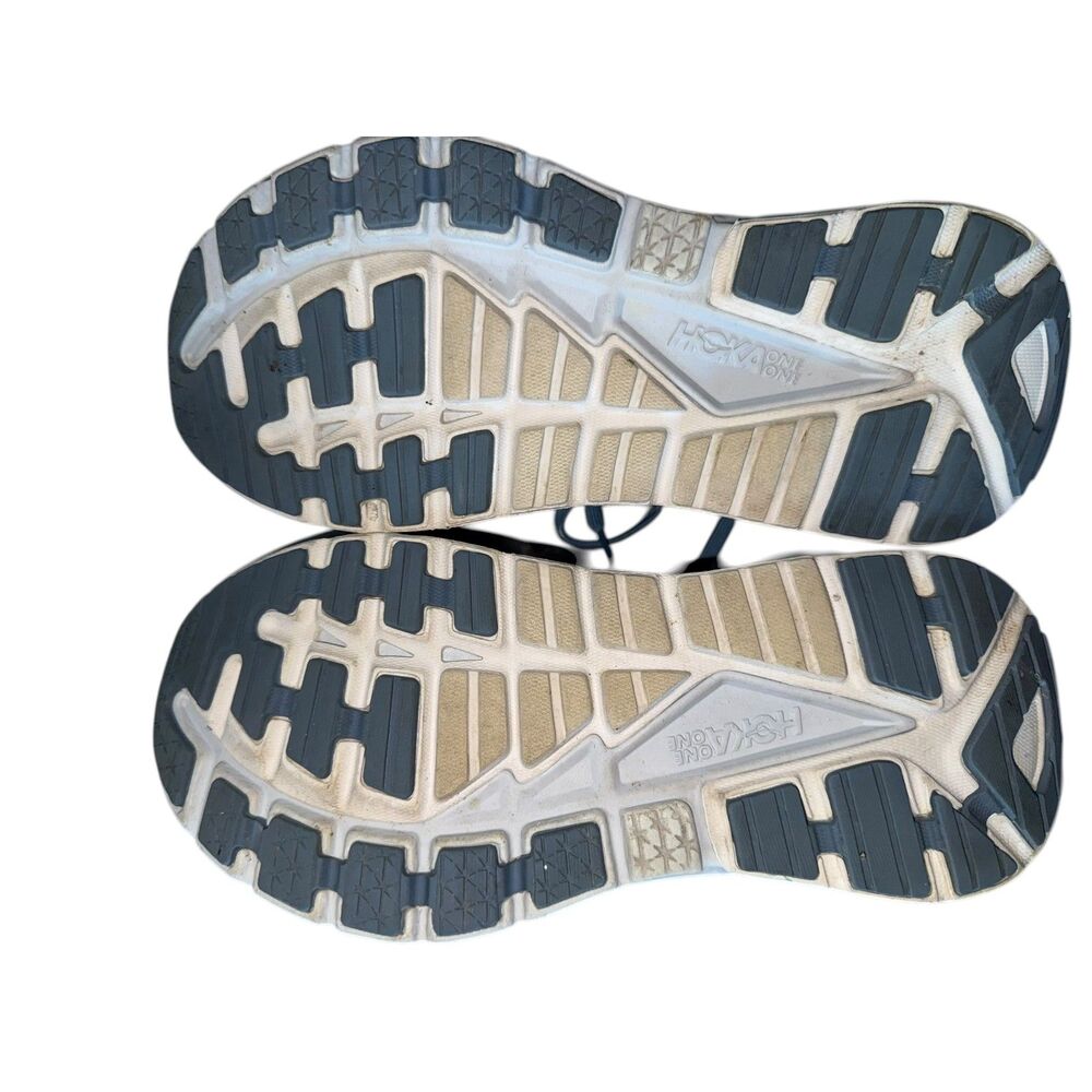 Hoka One One Size 11B Gaviota 4 Blue Fog Running Walking Tennis Shoes - Picture 8 of 9